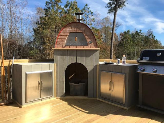 Maximus Prime large pizza oven in red
