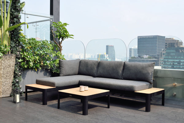 Portals Dark 2-Seat Sofa