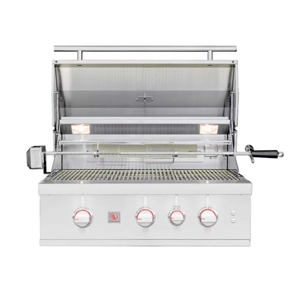 Summerset TRL Pro Built-In Grill With Rear Infrared Burner And Rotisserie Kit [TRLPRO] (SAK94108)